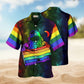 American Skull Hawaiian Shirt Pattern Detail For Casual Outings