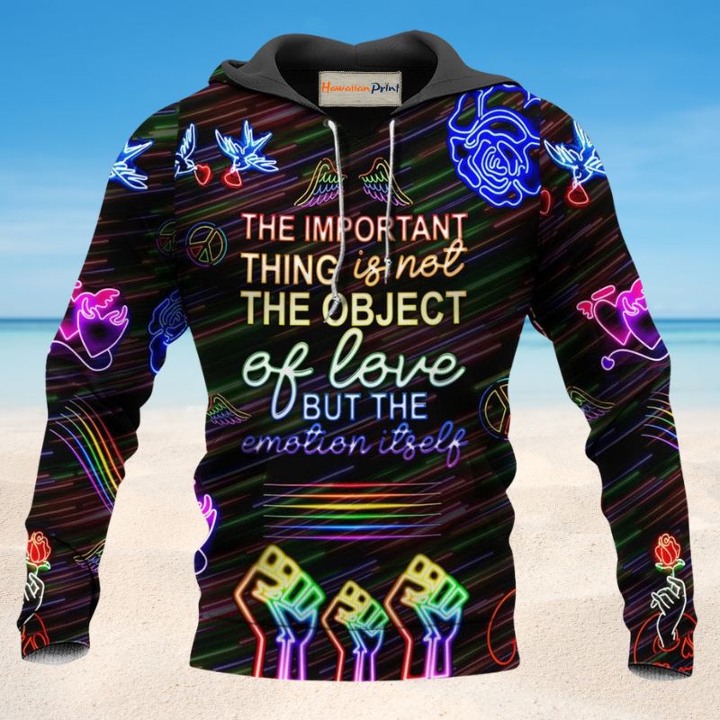 Pride Important Thing Hoodie For Inclusive Outings Relaxed Style And Thoughtful Gifting