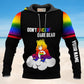 Colorful Pride Gift Personalized Hoodie For Pride Events Seasonal Festivals And Positive Expression