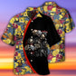 Tropical Outdoor Heritage And Skull Hawaiian Shirt With Detailed Graphic For Coastal Adventures Summer Events And Everyday