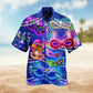 Prom Creative Pattern Hawaiian Shirt For Resort Trips, Coastal Parties, And Warm Weather Style