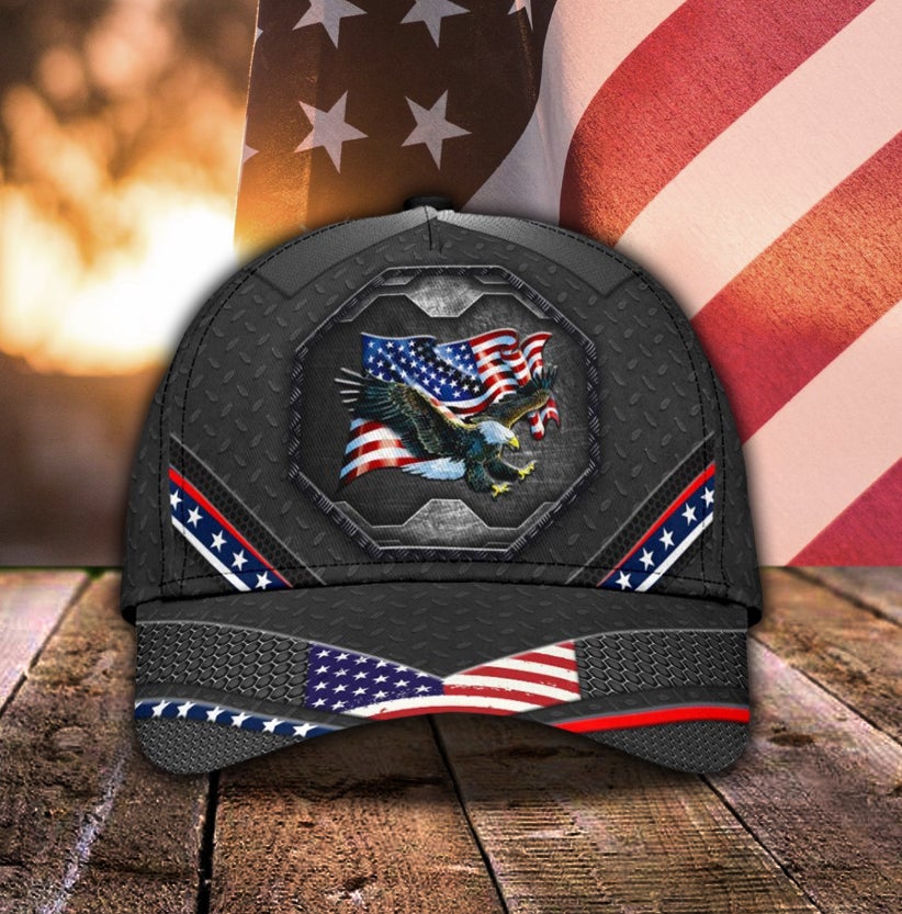 Proud American Eagle Classic Cap For Weekend Adventures Festivals And Gift Giving