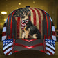 Proud American German Shepherd Classic Cap For Beach Travel Outdoor Events And Relaxed Casual Wear