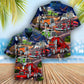 Truck Proud American Trucker Eagle Hawaiian Shirt For Beach Parties And Weekend Getaways