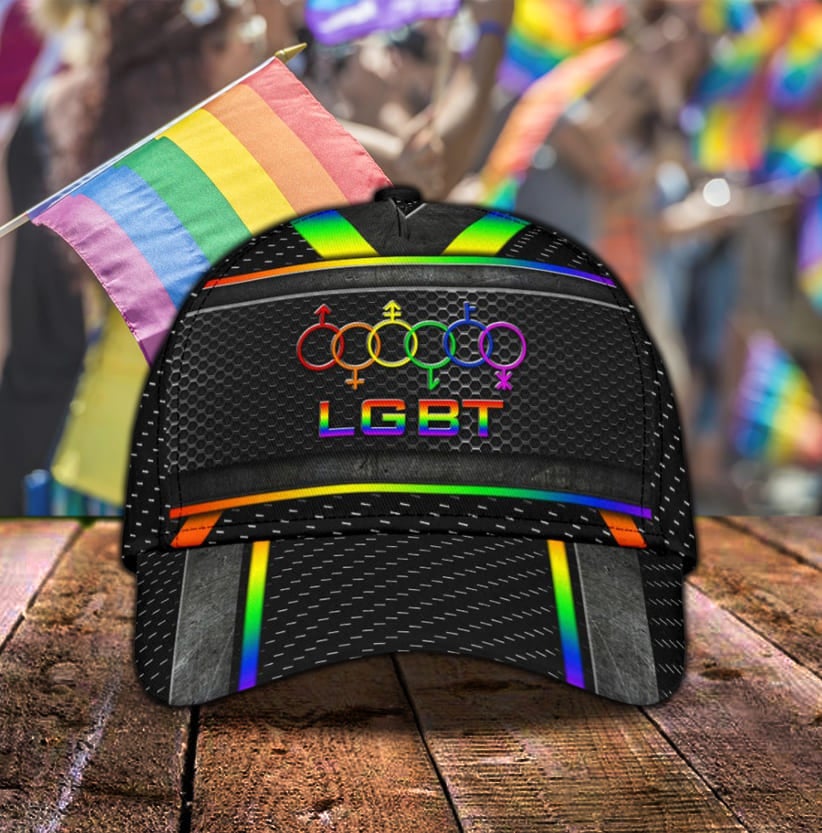Proud LGBT Pride Equality Classic Cap For Vacations Festivals Parties And Everyday Outfits