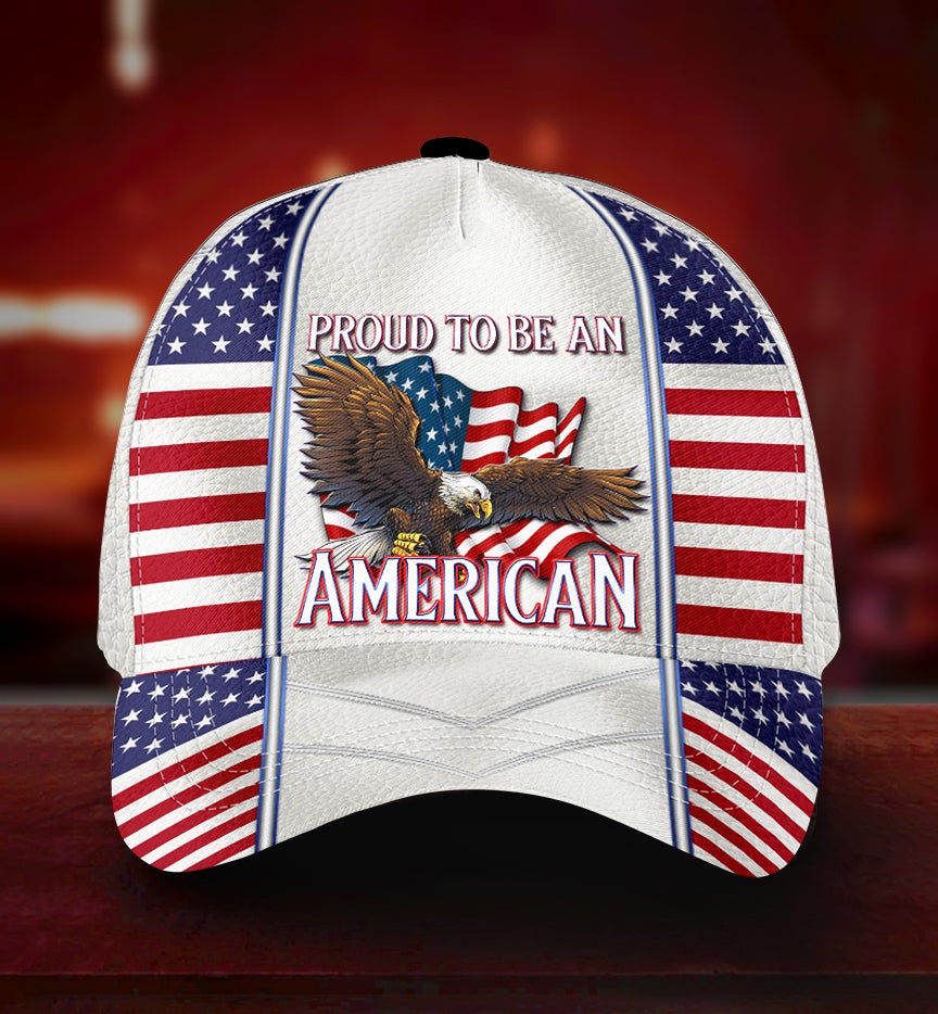Proud To Be An American Eagle Classic Cap For Summer Outings Festivals And Relaxed Daily Wear