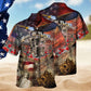 Proud Heritage Graphic Hawaiian Shirt For Coastal Travel, Casual Events, And Comfortable Summer Wear