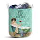 Pug And Bath Soap Laundry Basket For Bathroom Bedroom Storage