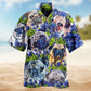Pug Bluebonnet Hawaiian Shirt For Island Vacations, Resort Wear, And Relaxed Seasonal Style