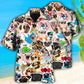 Funny Pug Dog Pattern Hawaiian Shirt For Coastal Getaways, Outdoor Gatherings, And Thoughtful Gift Giving