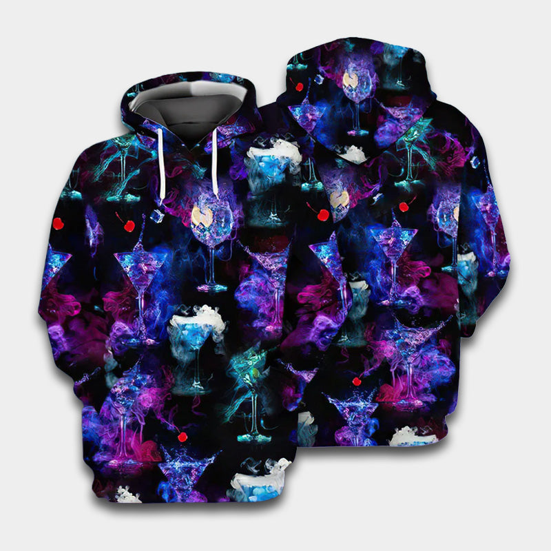 Purple Cocktail Hoodie For Weekend Trips Relaxed Outfits And Thoughtful Gifting