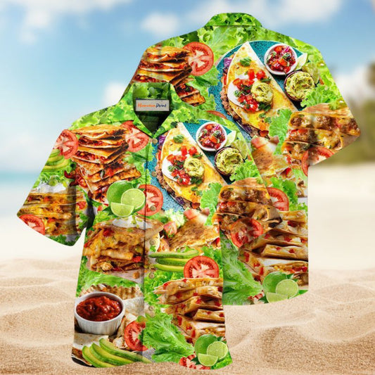 Quesadilla Whisperer Hawaiian Shirt For Coastal Travel, Casual Events, And Comfortable Summer Wear
