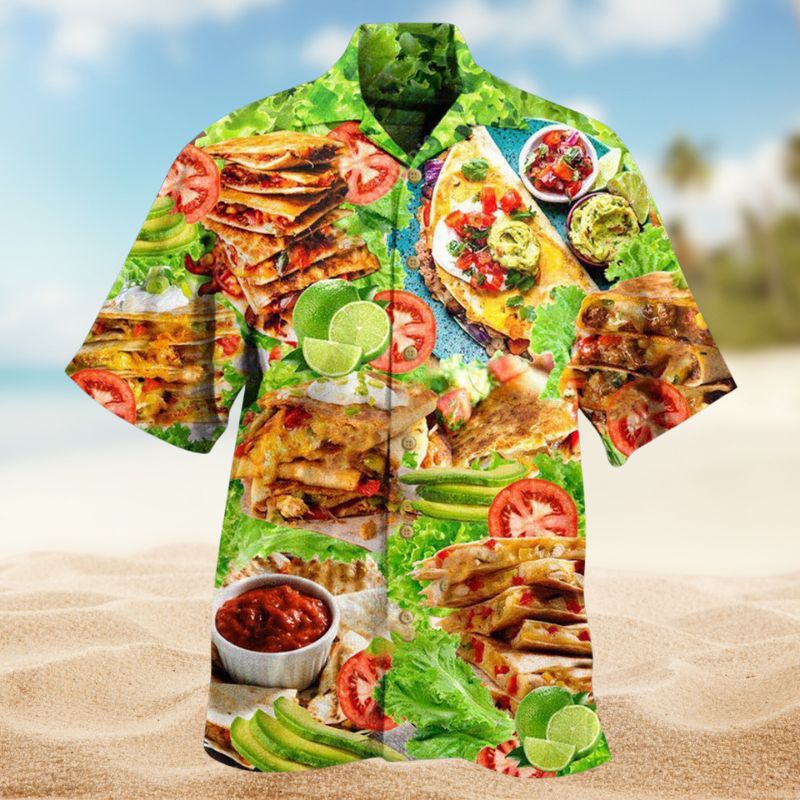 Quesadilla Whisperer Hawaiian Shirt For Coastal Travel, Casual Events, And Comfortable Summer Wear