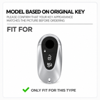 Quicksand Gold TPU Car Key Fob Cover for Mercedes-Benz C, E & S-Class, CLE, GLC, EQS & EQE – W206, W214, W223, C236, X254