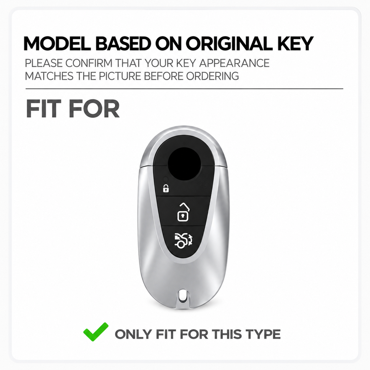 Quicksand Gold TPU Car Key Fob Cover for Mercedes-Benz C, E & S-Class, CLE, GLC, EQS & EQE – W206, W214, W223, C236, X254