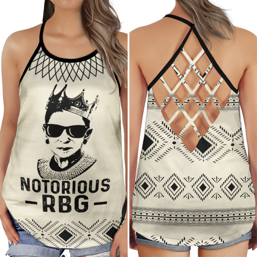 Courage And Conviction Hollow Tank Top For Summer Outings And Everyday Comfort