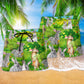 Rabbit Animals Love Carrot Lovely Hawaiian Print Beach Shorts For Relaxed Warm Weather Wear