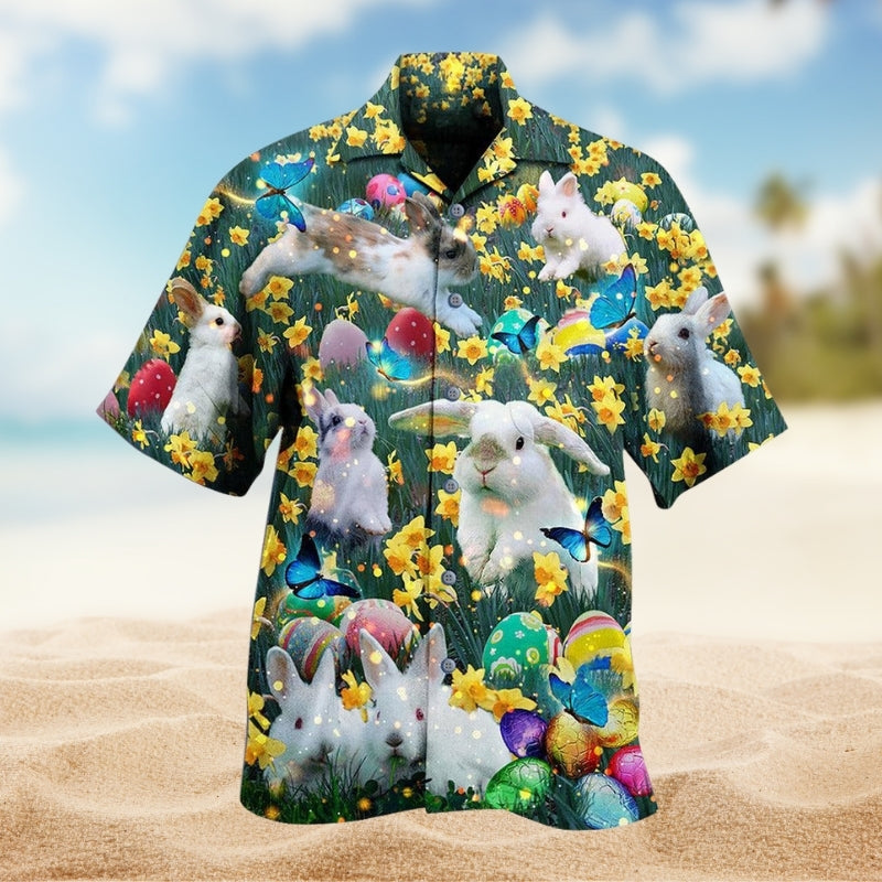 Golf Beach Dog Hawaiian Shirt Print Closeup For Outdoor Gatherings