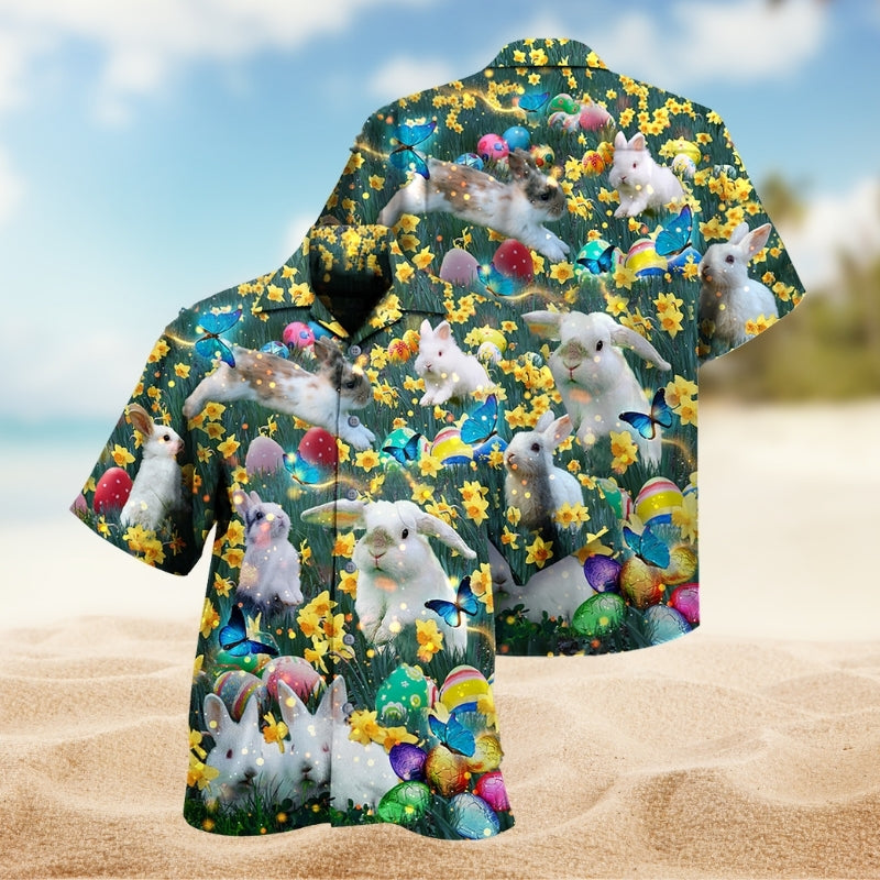 Golf Beach Dog Hawaiian Shirt Collar And Front View For Vacation Style