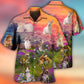 Floral Rabbit Beautiful Grass Hawaiian Shirt Design Detail For Sunny Adventures And Casual Wear