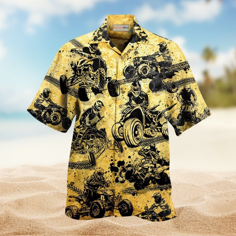 Rebellious Skull Design Hawaiian Shirt Design View For Resort Wear