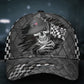 Racing Skull Motorsport Classic Cap For Festivals Holidays And Comfortable Everyday Wear