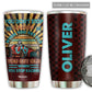Racing You Don't Stop Personalized 20 Oz Tumbler For Coffee Travel And Daily Drinks