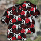 Creative Ram Skull Rose Hawaiian Shirt For Fantasy Fans, Resort Trips, And Imaginative Summer Style