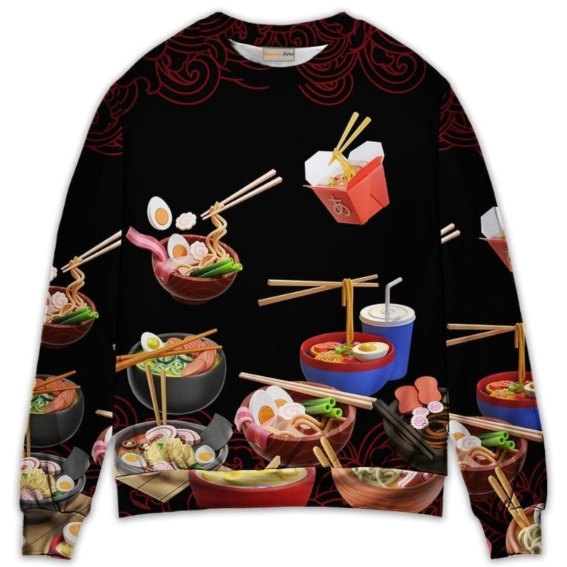 Ramen Fast Food Delicious Sweater For Everyday Outfits Seasonal Parties And Thoughtful Gifting