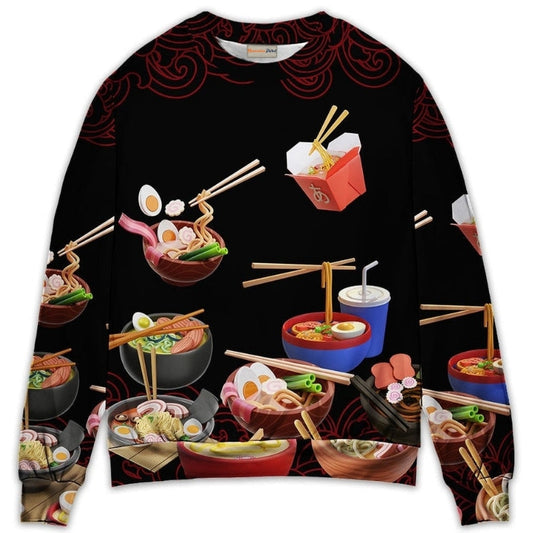 Ramen Fast Food Delicious Sweater For Everyday Outfits Seasonal Parties And Thoughtful Gifting