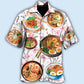 Floral Food Ramen Delicious Hawaiian Shirt Artwork Detail For Resort Trips And Outdoor Activities