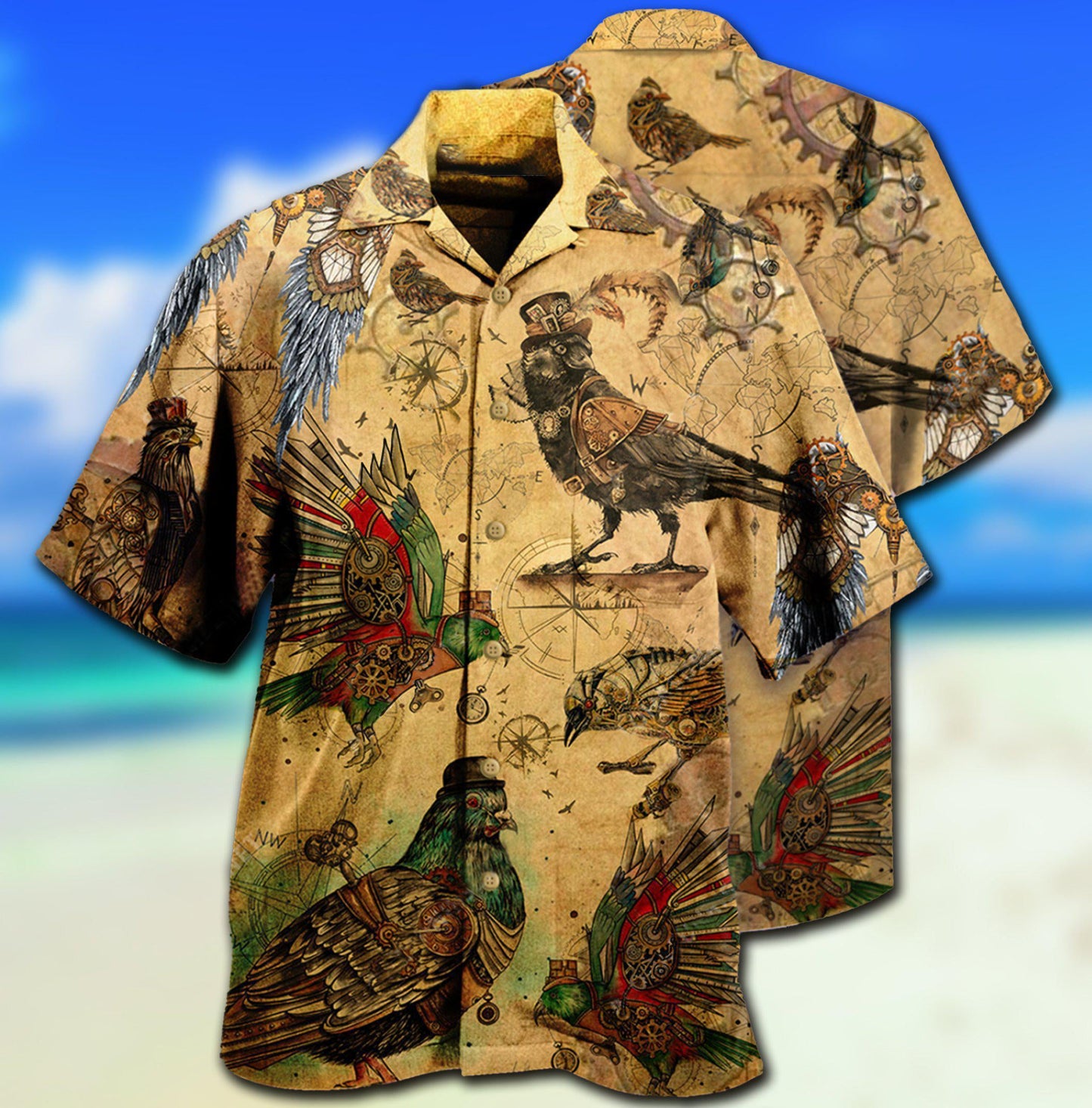 Raven Aren't Caged Hawaiian Shirt For Summer Vacation And Beach Travel