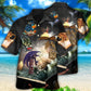 Fantasy Creative Reading Book Dragon Hawaiian Shirt For Tropical Holidays, Outdoor Gatherings, And Everyday Comfort