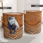 Rhino Rattan Texture Laundry Basket For Room Home Organizer