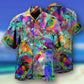 Colorful Robin Bird Hawaiian Shirt With Detailed Graphic For Tropical Escapes Resort Wear And Outdoor Celebrations