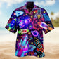 Rocket Shoot Stars Hawaiian Shirt For Island Vacations, Resort Wear, And Relaxed Seasonal Style