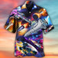 Rocket Stunning Hawaiian Shirt Pattern Detail For Vacation Travel And Daily Wear