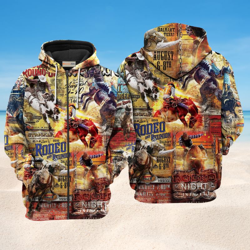Rodeo Life Cowboy Spirit Hoodie For Horse Inspired Streetwear Holidays And Comfortable Outfits