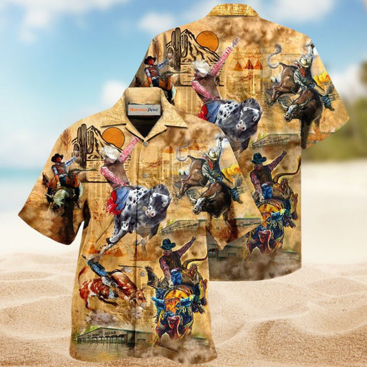 Rodeo Riding Legend Hawaiian Shirt For Beach Days, Summer Outings, And Thoughtful Gift Giving