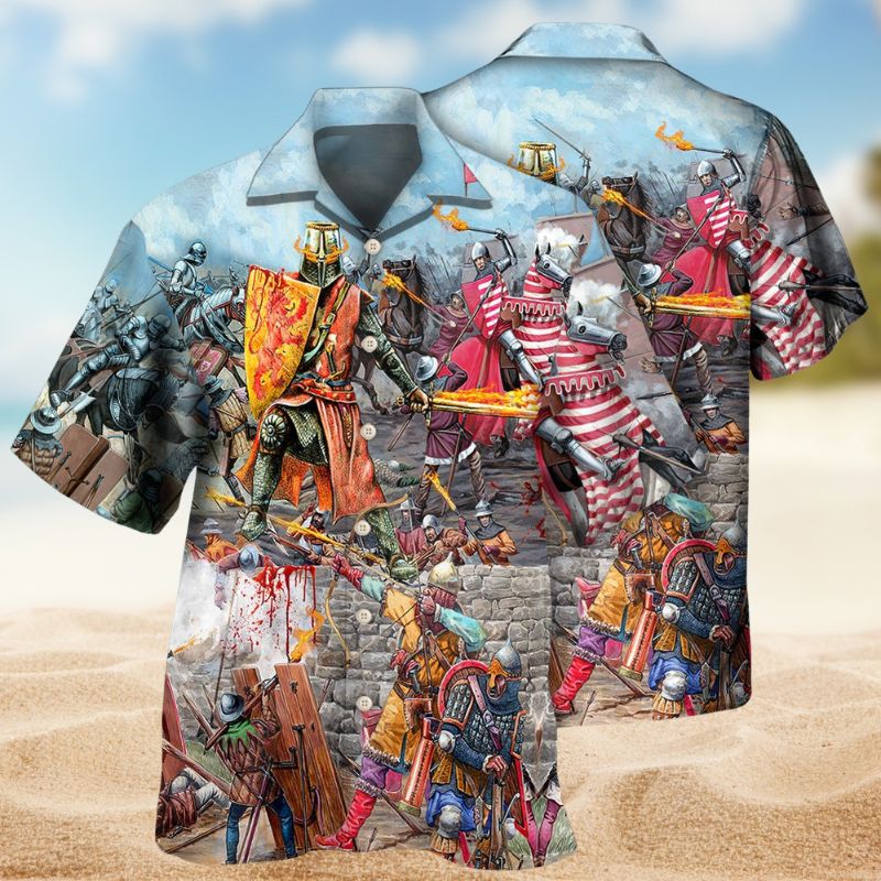 Creative Rome War Hawaiian Shirt For Coastal Travel, Casual Events, And Comfortable Summer Wear