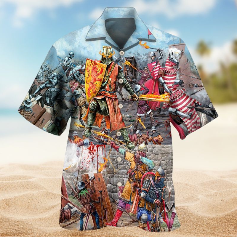 Creative Rome War Hawaiian Shirt For Coastal Travel, Casual Events, And Comfortable Summer Wear