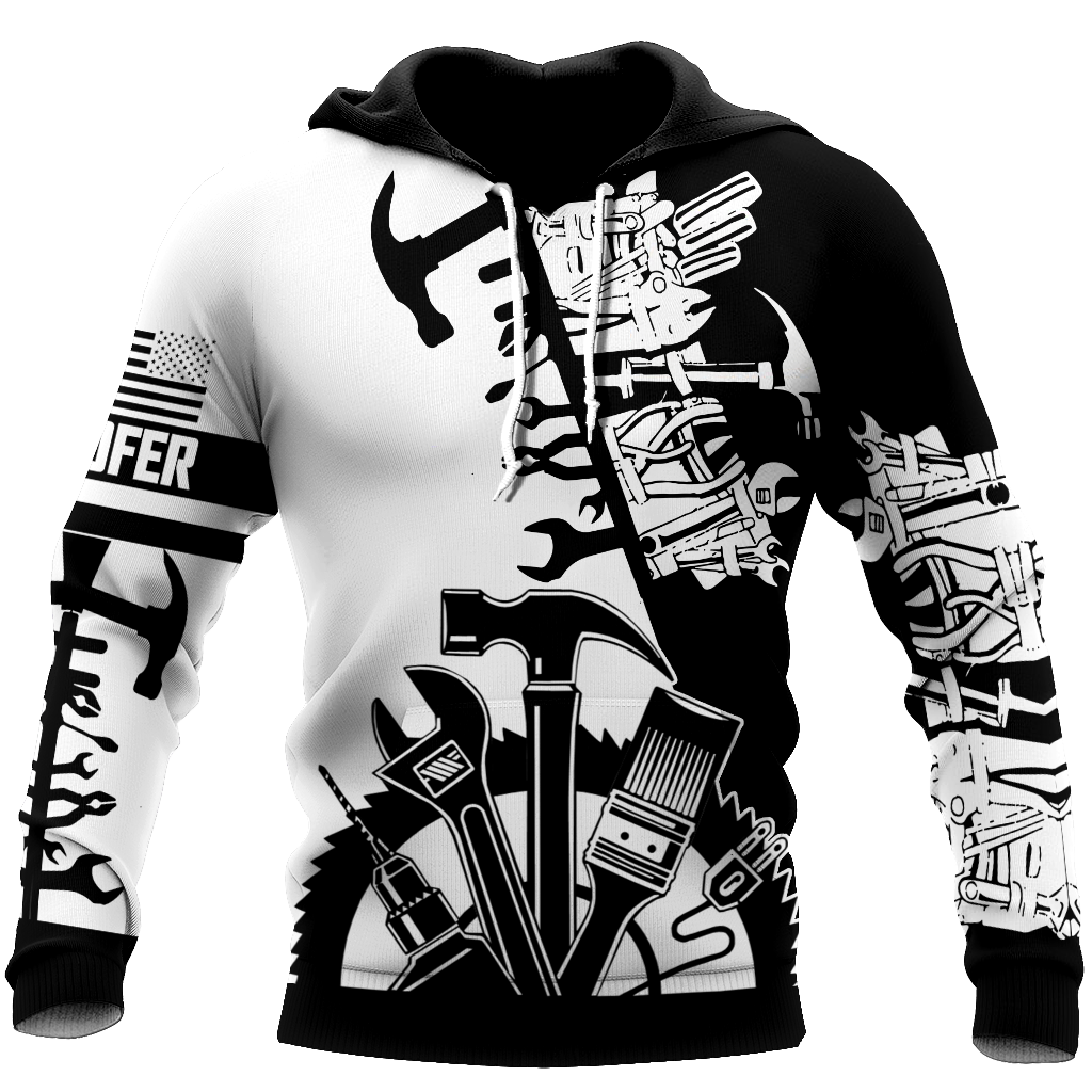 Black White Roofer Hoodie For Relaxed Daily Wear Weekend Outings And Thoughtful Gifting