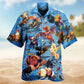 Rooster Fighting Hawaiian Shirt For Resort Trips, Coastal Parties, And Warm Weather Style