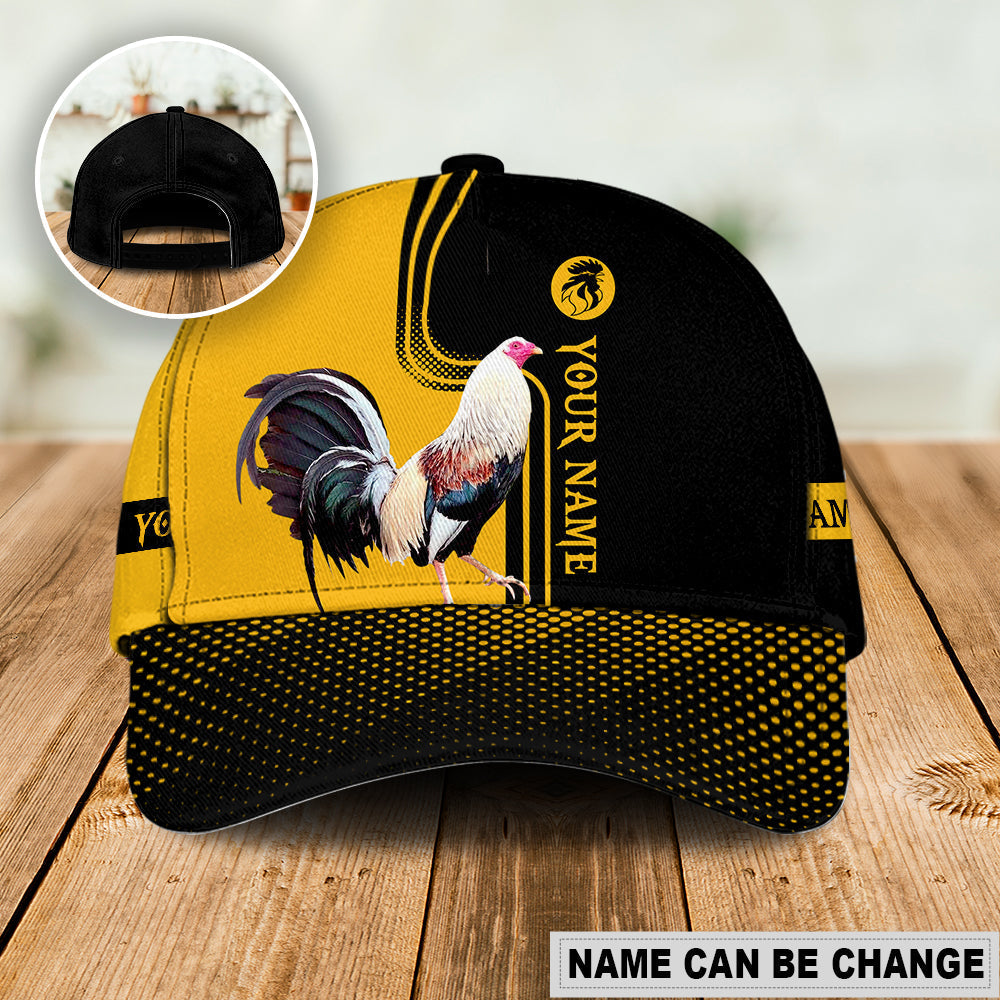 Rooster Yellow Lover Personalized Classic Cap For Comfortable Daily Wear Travel And Weekend Outings