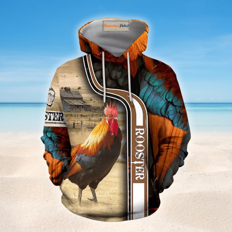 Beautiful Rooster Peace Farm Hoodie For Peace Inspired Outfits Casual Events And Thoughtful Gifting