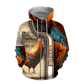 Beautiful Rooster Peace Farm Hoodie For Peace Inspired Outfits Casual Events And Thoughtful Gifting