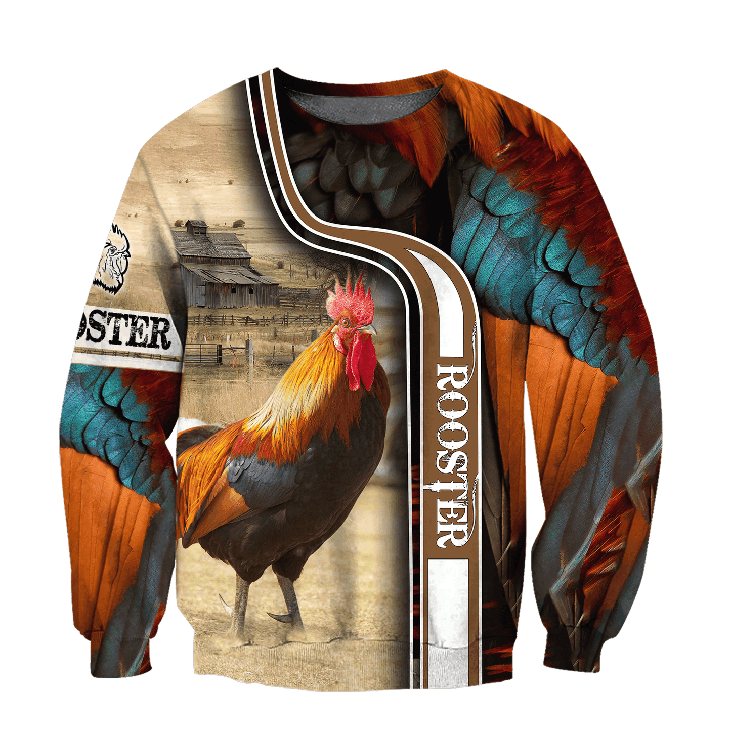 Beautiful Rooster Peace Farm Hoodie For Peace Inspired Outfits Casual Events And Thoughtful Gifting