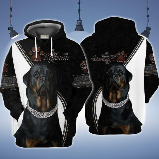 Rottweiler Lover Forever Dog Hoodie For Wildlife Inspired Outfits Outdoor Trips And Thoughtful Gifting