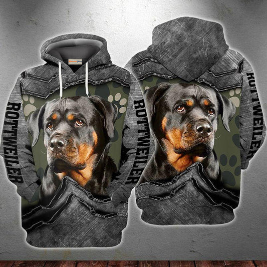 Rottweiler Friend Dog Hoodie For Pet Lovers Casual Style Holidays And Thoughtful Gifts