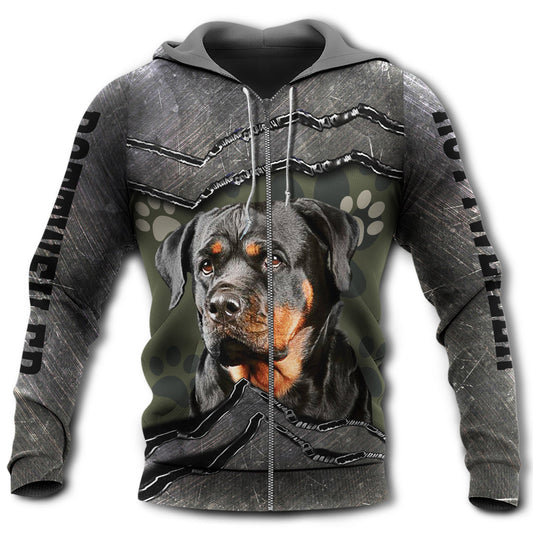 Rottweiler Dog Friend Hoodie For Animal Lovers Casual Streetwear Travel And Everyday Comfort